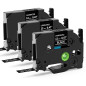 MarkField 3x TZ-335 12mm 0.47 Ruban Compatible avec Brother P-Touch TZe-335 TZe335 12mm x 8m Blanc sur Noir Cassette, pour PT-H7 MarkField 3x TZ-335 12mm 0.47 Ruban Compatible avec Brother P-Touch TZe-335 TZe335 12mm x 8m Blanc sur Noir Cassette, pour PT-H7