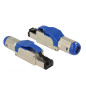 DELOCK 86487 CONECTOR RJ-45 AZUL, PLATA DELOCK 86487 CONECTOR RJ-45 AZUL, PLATA
