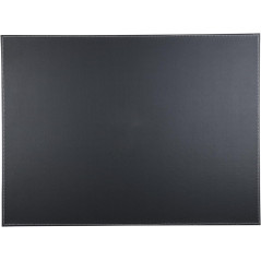 KINGFOM™ sous-Main en Cuir de Grande qualité, 60 x 45 cm (Noir)