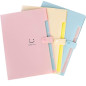 Trieur A4 Range Document - 3 Pièces Classeur Rangement avec 5 Compartiments en Format A4 Haute Capacité Document Porte Dossier B