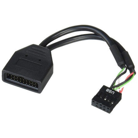 SilverStone G11303050-RT - USB 3.0 interne vers Câble d'adaptateur USB 2.0