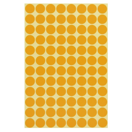 BaiJ Autocollants à Points Ronds,16mm Points Auto-adhésifs 15 Pack Etiquettes de Cercle de Couleur Étiquettes de Codage pour Mar