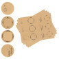 Nordstern Autocollants Noël rond en Papier Kraft – Etiquettes Joyeux Noël pour cadeaux, enveloppes et projets DIY – 48pcs Nordstern Autocollants Noël rond en Papier Kraft – Etiquettes Joyeux Noël pour cadeaux, enveloppes et projets DIY – 48pcs