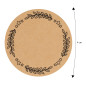Nordstern Autocollants Noël rond en Papier Kraft – Etiquettes Joyeux Noël pour cadeaux, enveloppes et projets DIY – 48pcs Nordstern Autocollants Noël rond en Papier Kraft – Etiquettes Joyeux Noël pour cadeaux, enveloppes et projets DIY – 48pcs