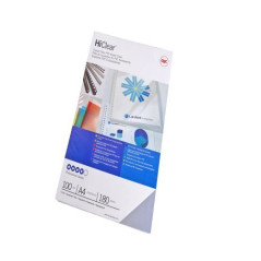 GBC | Lot de 25 Plats de Couverture HiClear A4 | PVC Transparent 180 Microns | Finition Haut de Gamme | Protection Professionnel