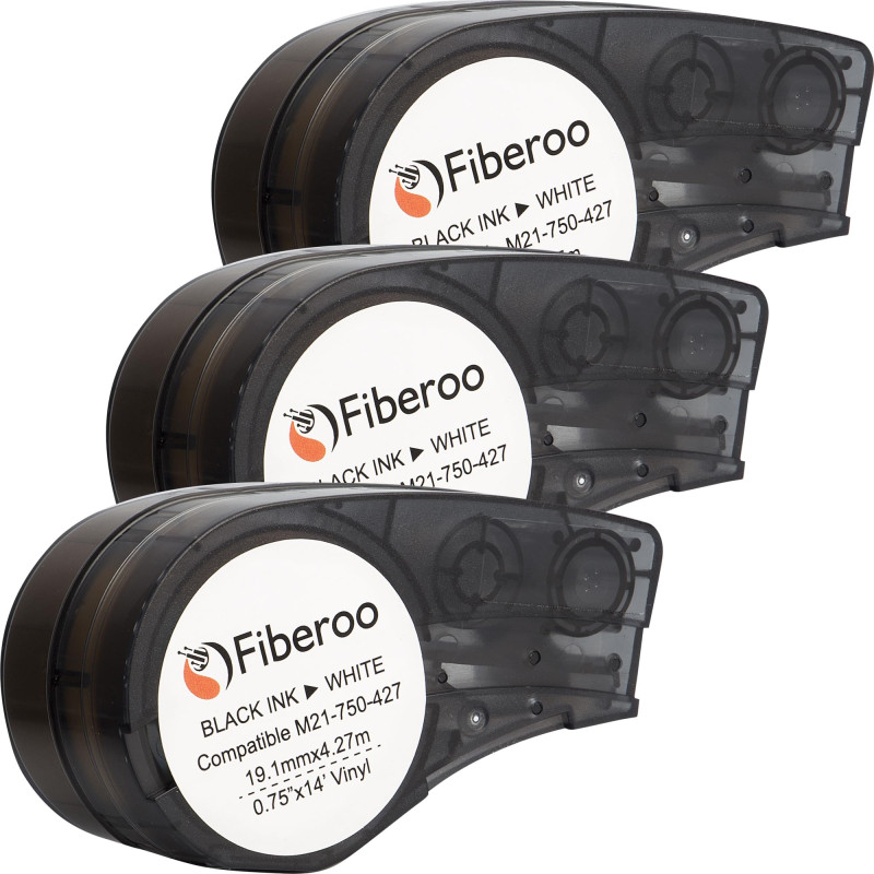 Recharge compatible M21-750-427 pour BMP21 PLUS & BMP21 LAB ne convient pas pour M210 & M211 Ruban étiquette adhésive vinyl impr Recharge compatible M21-750-427 pour BMP21 PLUS & BMP21 LAB ne convient pas pour M210 & M211 Ruban étiquette adhésive vinyl impr