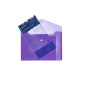 HERMA 20061 Porte-documents A5 transparent violet violet petites pochettes avec bouton pression enveloppe en plastique pour écol HERMA 20061 Porte-documents A5 transparent violet violet petites pochettes avec bouton pression enveloppe en plastique pour écol