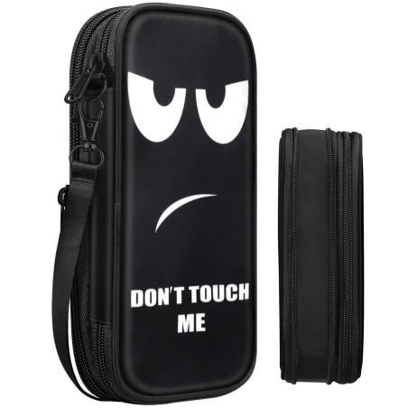 FINPAC Trousse Scolaire, Extensible Grande Capacité Trousse à Crayons Organiseur Sac à Crayons Trousse avec Poignée pour l'Offic