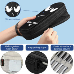 FINPAC Trousse Scolaire, Extensible Grande Capacité Trousse à Crayons Organiseur Sac à Crayons Trousse avec Poignée pour l'Offic