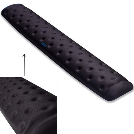 Brila Keyboard Wrist Rest Coussin de soutien Pad pour ordinateur, portable, travail de bureau, PC Gaming - Mousse à mémoire de f