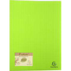 Exacompta - Réf. 883570E - 1 Protège-documents Forever - 30 pochettes cristal lisse - 60 vues - pour A4 - dim 24 x 32 cm - couve