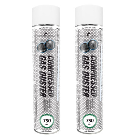 Air Comprimé Gaz 2x AABCOOLING Home&Office Gas Duster 750ml K2, Kits de nettoyage, Photo et caméscopes, Sans Odeur Nettoyage PC,