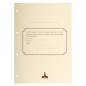 Le Dauphin - Réf. 2735D - Recharge numérotée/perforée 58 feuillets unis blanc, épaisseur du papier 90g, avec gardes titrées pour Le Dauphin - Réf. 2735D - Recharge numérotée/perforée 58 feuillets unis blanc, épaisseur du papier 90g, avec gardes titrées pour