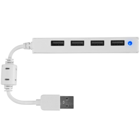 Speedlink SNAPPY Slim USB Hub, 4-Port, USB 2.0, Passif, Blanc