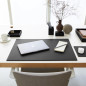 Eglooh - Mercurio - Sous main Bureau en Cuir Noir cm 65x45 - Coutures Artisanales et Fond Antidérapant - Made in Italy Eglooh - Mercurio - Sous main Bureau en Cuir Noir cm 65x45 - Coutures Artisanales et Fond Antidérapant - Made in Italy