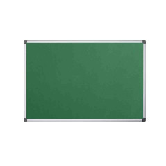 Bi-Office Tableau d'Affichage en Feutre Vert Maya, Cadre en Aluminium, 60x45 cm