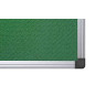 Bi-Office Tableau d'Affichage en Feutre Vert Maya, Cadre en Aluminium, 60x45 cm Bi-Office Tableau d'Affichage en Feutre Vert Maya, Cadre en Aluminium, 60x45 cm