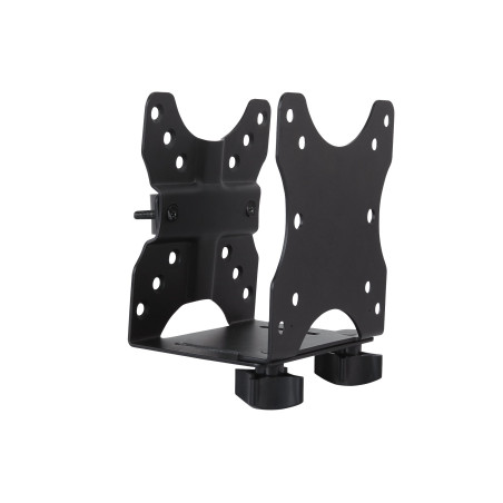 DIGITUS Adaptateur VESA 75x75, 100x100 - Support PC - pour Le Montage du PC derrière Le Moniteur - Capacité de Charge 5 kg - Noi