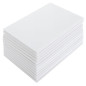 MIVIDE 20pcs Carton Plume A5, 14.8 x 21cm Plaque Polystyrène Blanc, Carton Plume Blanc 5mm, Plaque Mousse pour Montage, Artisana