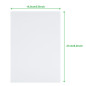 MIVIDE 20pcs Carton Plume A5, 14.8 x 21cm Plaque Polystyrène Blanc, Carton Plume Blanc 5mm, Plaque Mousse pour Montage, Artisana