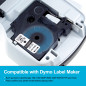 Wonfoucs Ruban Compatible pour Dymo D1 12mm x 7m, pour LabelManager 160 210D 280 420P LW 450, Noir sur Clair/Blanc/Bleu/Rouge/Ja Wonfoucs Ruban Compatible pour Dymo D1 12mm x 7m, pour LabelManager 160 210D 280 420P LW 450, Noir sur Clair/Blanc/Bleu/Rouge/Ja