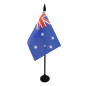 AZ FLAG - Drapeau De Table Australie - 15x10 cm - Mini Drapeau Australien De Bureau 100% Polyester Avec Hampe De 25cm Et Socle E AZ FLAG - Drapeau De Table Australie - 15x10 cm - Mini Drapeau Australien De Bureau 100% Polyester Avec Hampe De 25cm Et Socle E