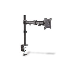 DIGITUS Support d'écran - Pince de table - 1 écran - Jusqu'à 27 pouces - Jusqu'à 1x 8 kg - VESA 75x75, 100x100 - Noir