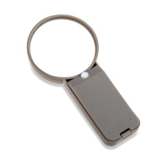 Carson HandHeld loupe éclairée par LED 4x (7,6 cm) | Loupe asphérique portable pour les loisirs, l'aide à la lecture, la dégénér