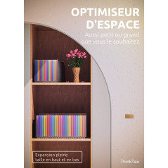 ThinkTex Trieur Document, 26 Poches Extensible, Vertical et Ouvert Sur le Dessus, Rangement Papier Administratif, Organiseur Por