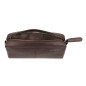 LEABAGS Étui à Crayons en Cuir Véritable | Grand Trousse pour Stylos | Pour le Travail, l'Université et l'École | Cacao LEABAGS Étui à Crayons en Cuir Véritable | Grand Trousse pour Stylos | Pour le Travail, l'Université et l'École | Cacao