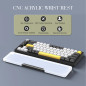 MAMBASNAKE Repose-poignet pour TKL 87 Keys Clavier, Wrist Rest, Premier Acrylique Transparent, Pieds Antidérapants, Ergonomique MAMBASNAKE Repose-poignet pour TKL 87 Keys Clavier, Wrist Rest, Premier Acrylique Transparent, Pieds Antidérapants, Ergonomique