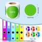 3000 Pièces Gommettes Rondes Couleur 25mm Gomettes Autocollantes Etiquettes Pastille Autocollante Rond pour Bureau Famille École 3000 Pièces Gommettes Rondes Couleur 25mm Gomettes Autocollantes Etiquettes Pastille Autocollante Rond pour Bureau Famille École