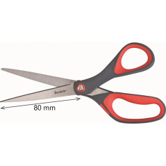 Ciseaux Scotch Precision rouges, 1 par paquet, 20 cm