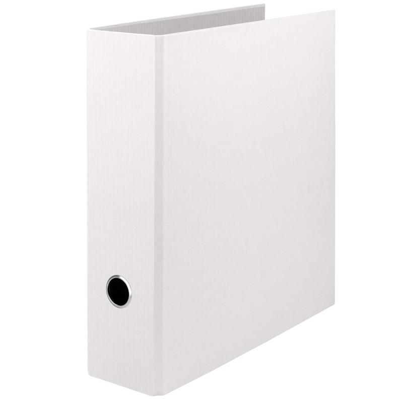 Rössler Papier 1317452090 - S.O.H.O. Classeur DIN A4 avec mécanisme à levier, largeur de dos 85 mm, special edition white, 1 piè