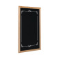 Bi-Office - Tableau Noir pour Craie décoratif, 60 x 40 cm, Cadre en pin Bi-Office - Tableau Noir pour Craie décoratif, 60 x 40 cm, Cadre en pin