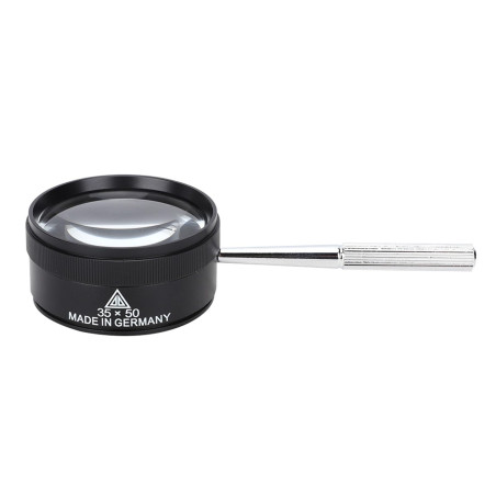 Loupe d'Identification, 10X Loupe en Métal pour l'Identification de Timbres de Bijoux