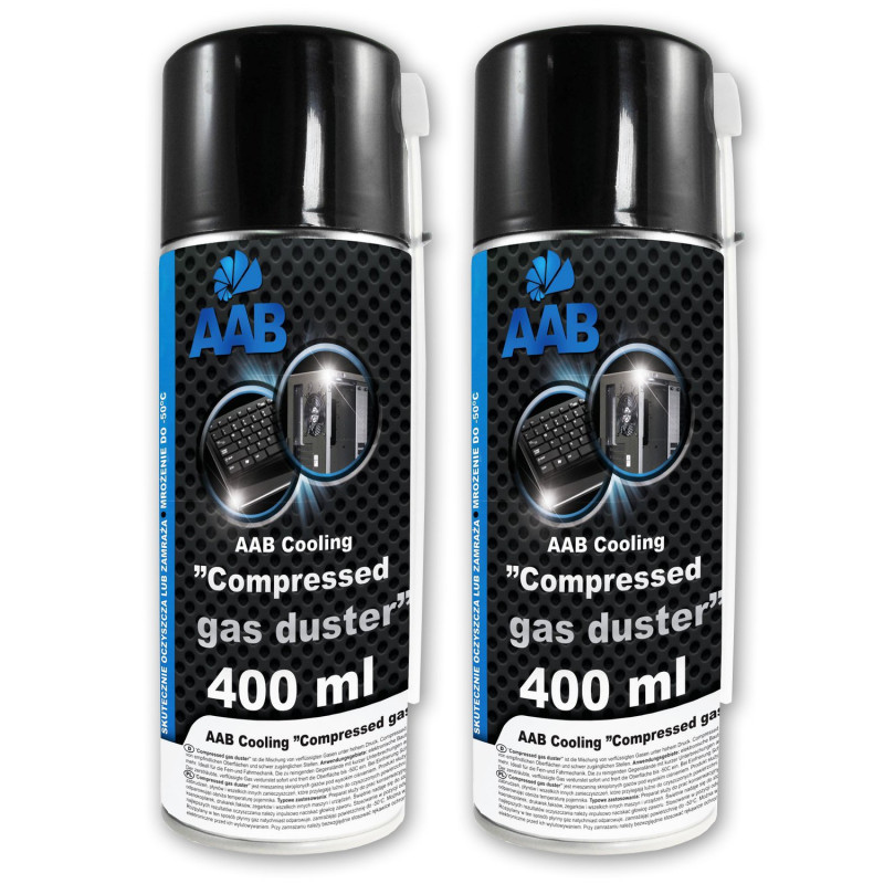 2 x AABCOOLING Bombe Depoussierante 400ml, Préparation en Spray de Air Comprimé, Dépoussiérant Informatique, Enlever la Poussièr 2 x AABCOOLING Bombe Depoussierante 400ml, Préparation en Spray de Air Comprimé, Dépoussiérant Informatique, Enlever la Poussièr