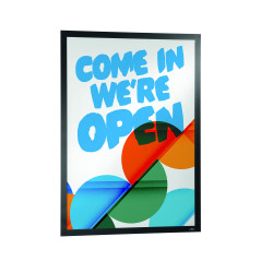 DURABLE - Cadre d'affichage DURAFRAME® POSTER 50 x 70 - Fixation adhésive pour documents 50 x 70 - Résistant aux UV - 1 pièce, N