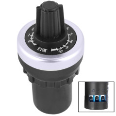 Litensh 10K Ohm 22mm LA42DWQ Gouverneur Potentiomètre Rotatif Convertisseur Avec Bouton Résistance Variable Variateur de Vitesse