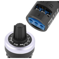 Litensh 10K Ohm 22mm LA42DWQ Gouverneur Potentiomètre Rotatif Convertisseur Avec Bouton Résistance Variable Variateur de Vitesse
