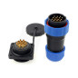 HangTon HE29 Connecteur extérieur circulaire fileté extérieur étanche IP68 mâle femelle à souder 4 vis (14 broches 10 A 380 V) HangTon HE29 Connecteur extérieur circulaire fileté extérieur étanche IP68 mâle femelle à souder 4 vis (14 broches 10 A 380 V)