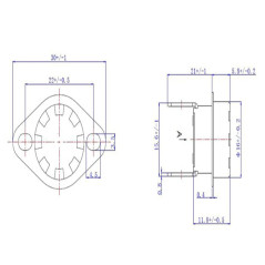 Interrupteur Thermique Thermostat Haute Précision pour Contrôle De Température
