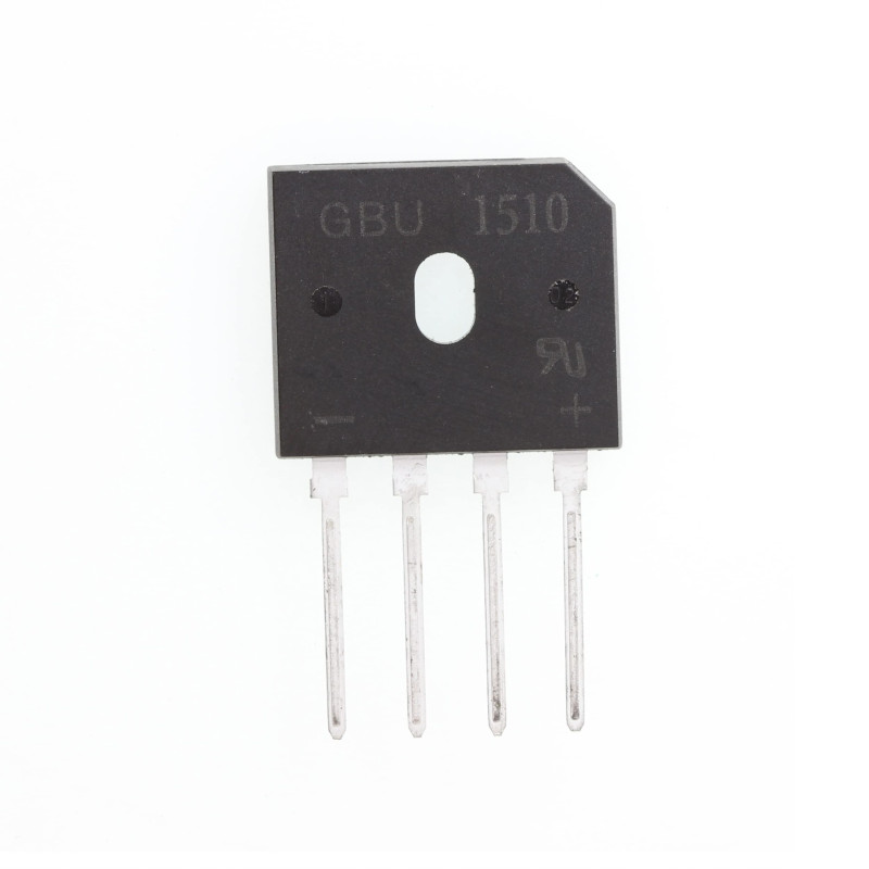 10 Pièces GBU1510 15A 1000V Diode redresseur en pont Diode monophasée passivée en verre 10 Pièces GBU1510 15A 1000V Diode redresseur en pont Diode monophasée passivée en verre