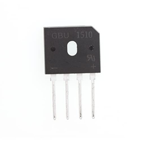 10 Pièces GBU1510 15A 1000V Diode redresseur en pont Diode monophasée passivée en verre