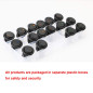 CESFONJER 16 pcs LED Interrupteur à Bascule, DC 12 V 20 A on/Off Self Verrouillage Interrupteur Spst Bouton Poussoir Rond(Rouge CESFONJER 16 pcs LED Interrupteur à Bascule, DC 12 V 20 A on/Off Self Verrouillage Interrupteur Spst Bouton Poussoir Rond(Rouge