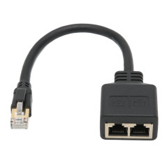 Annadue Adaptateur répartiteur RJ45 réseau RJ45 1 vers 2 ports Ethernet CAT8 pour bureau à domicile