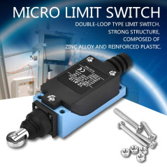 TZ-8122 Micro Interrupteur de Fin de Course 1NO+1NC 250V 6A Commutateur de Limite Momentané Imperméable Réinitialisation Automat