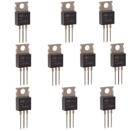 HeyNana 10 pièces/lot nouveau L7805CV régulateur de tension TO-220 L7805 7805 5V régulateur de tension POSITIVE VOLTAGE REGULATO