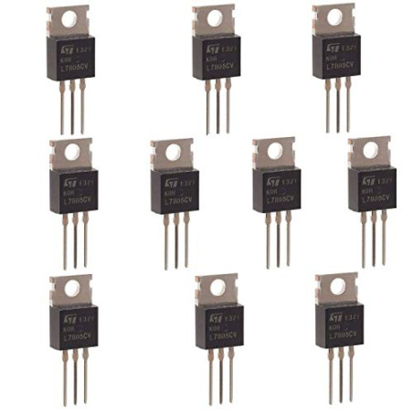 HeyNana 10 pièces/lot nouveau L7805CV régulateur de tension TO-220 L7805 7805 5V régulateur de tension POSITIVE VOLTAGE REGULATO