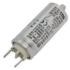 Lumonic Condensateur de démarrage Hydra MKP-500 7-A [incl. fiche 6,3x0,8mm] | Condensateur moteur 7µF 470V 30x68mm I Condensateu